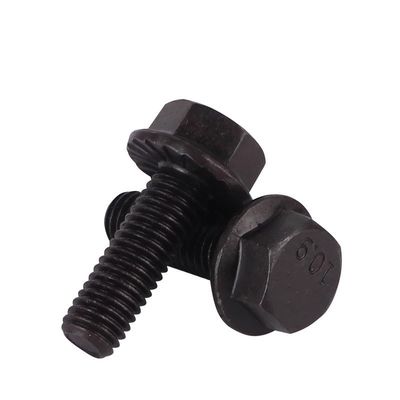 Zinc finition de l'acier inoxydable boulon hexagonale DIN 6921 Boulon pour les machines de construction