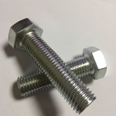 Plaque M4-M48 DIN933/931 Boulons hexagénaires en acier inoxydable A2-70 A4-70 pour les projets de construction