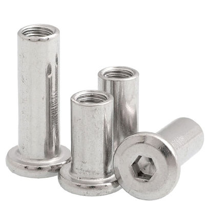 Écrou et écrous de tête de prise hexagonale en acier inoxydable standard DIN M5-M100 pour les grands meubles