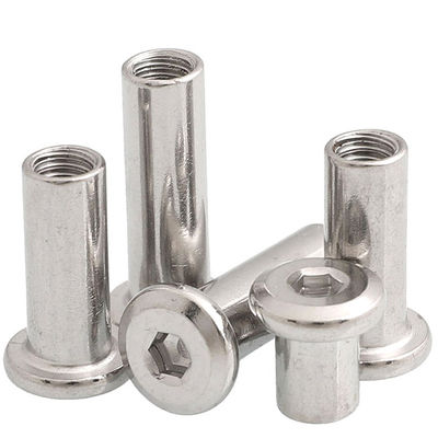 Écrou et écrous de tête de prise hexagonale en acier inoxydable standard DIN M5-M100 pour les grands meubles