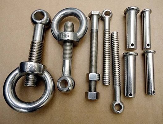 Boulons pour les yeux en acier inoxydable forgé plaqué zinc pour le levage dans les environnements industriels