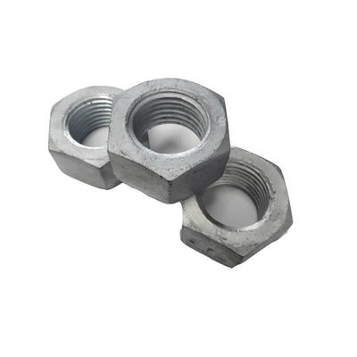 Galvanisation par trempage à chaud Din 934 Noix finition polie Grade 8.8 Hex Noix en acier au carbone