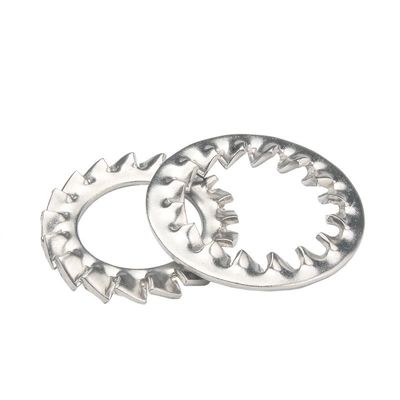 Laveuse à dents en acier inoxydable SS304 DIN6798A avec serrure serrée externe et finition lisse