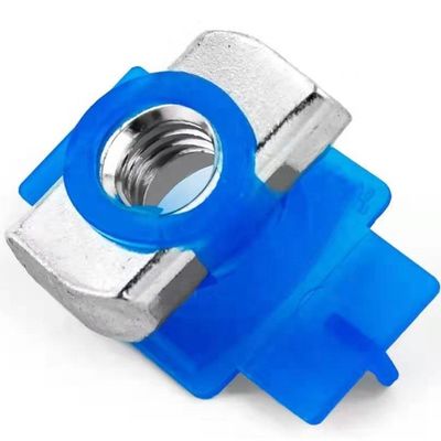 M6 M8 M10 T Noix de ressort de canal zincée pour support de ressort long dans le système de mesure métrique