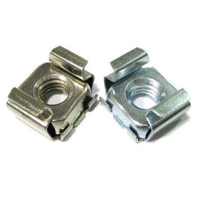 Système de mesure métrique Noix de cage carrée en acier inoxydable Noix de clip pour produits en laiton
