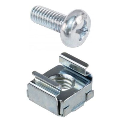 Système de mesure métrique Noix de cage carrée en acier inoxydable Noix de clip pour produits en laiton