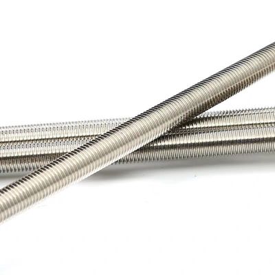 Finition en acier inoxydable au zinc A4-70 A2-70 Boulure de boulon à fils DIN9674 Barre filetée en acier au carbone