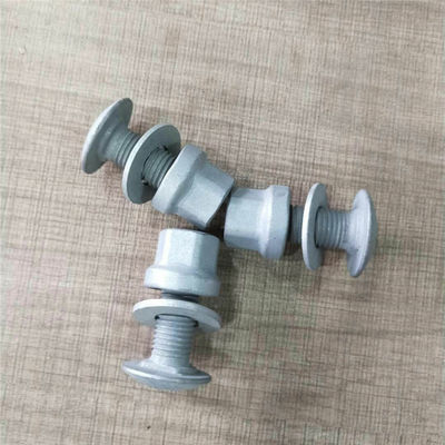 Rameau de protection de la tête galvanisé à chaud, rond, boulon et écrous de jonction avec norme ANSI