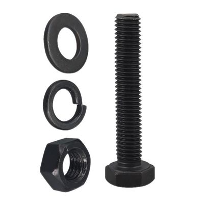 4.8 8.8 10.9 12.9 DIN933 931 Boulon hexagonale avec finition en zinc et certification ISO9001