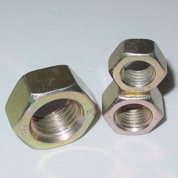Noix hexagonales lourdes en acier au carbone certifié ISO9001 DIN934 pour le bénéfice de votre entreprise