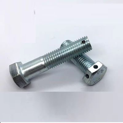 Boulon hexagonale avec trou pour broche de cotter dans le milieu de la tête ou de l'extrémité M3-M100