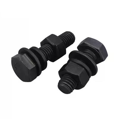 MM10-MM500 Boulons à tête hexagonale à finition simple Noix et laveuses de Handan DIN933 DIN931