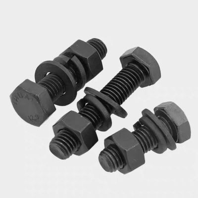 MM10-MM500 Boulons à tête hexagonale à finition simple Noix et laveuses de Handan DIN933 DIN931