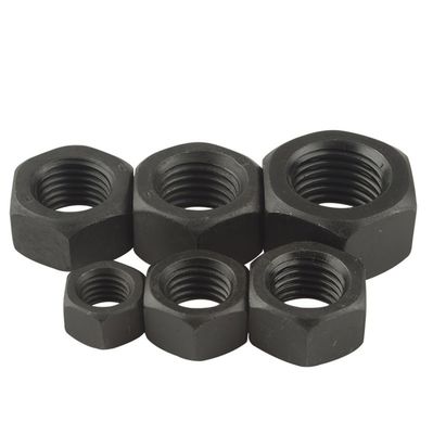 Noix hexagonale en acier au carbone M6 M8 M10 DIN934 pour les projets de construction de bâtiments