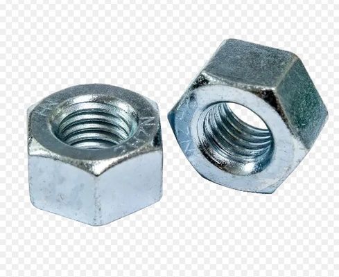 Noix hexagonale en acier au carbone M6 M8 M10 DIN934 pour les projets de construction de bâtiments