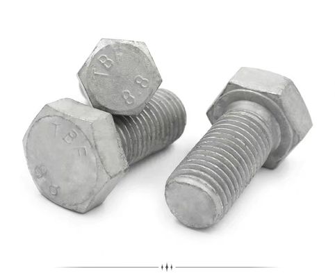ISO9001 2008 Certifié boulon hexagonale de haute résistance de qualité 8.8 DIN933 DIN931