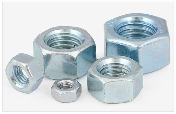 Mesure métrique Métrique ISO Din Noix hexagonale avec revêtement en zinc Noir DIN 934