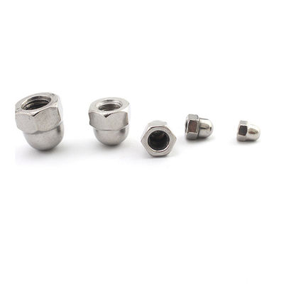 Acier au carbone métrique DIN 1587 Flange hexagonale en bout en dôme Noix de gland M6 Noix de dôme