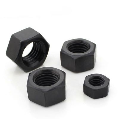 Grade 4.8/ 8.8/ 10.9/ 12.9 Noix hexagénaires en acier au carbone de M3 à M100 pour l'industrie pétrolière et gazière
