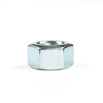 Acier au carbone DIN standard galvanisé blanc bleu zinc plaqué écrousse hexagonale avec compétitif