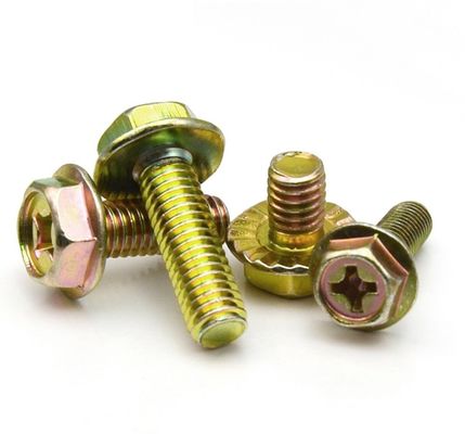 Fourniture directe de boulons à flanges hexagonales DIN6921 avec norme DIN et certificat ISO9001