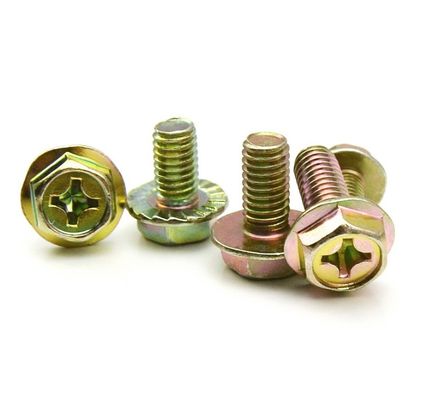 Fourniture directe de boulons à flanges hexagonales DIN6921 avec norme DIN et certificat ISO9001