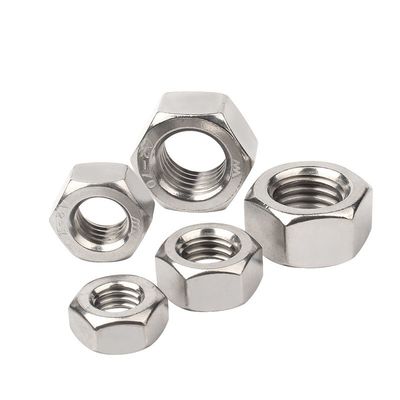 Acier inoxydable plaqué zinc jaune SS304 SS316 A2 A4 70 80 Noix hexagonale DIN934 Direct