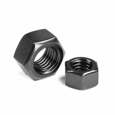 Fermeture directe personnalisée à l'oxyde noir finition DIN934 Noix hexagonale pour l'acier au carbone / inoxydable