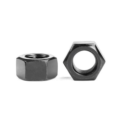 Fermeture directe personnalisée à l'oxyde noir finition DIN934 Noix hexagonale pour l'acier au carbone / inoxydable