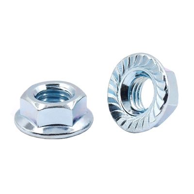 Système de mesure métrique DIN 6923 Noix de flange hexagonale galvanisée avec boulon OEM acceptable