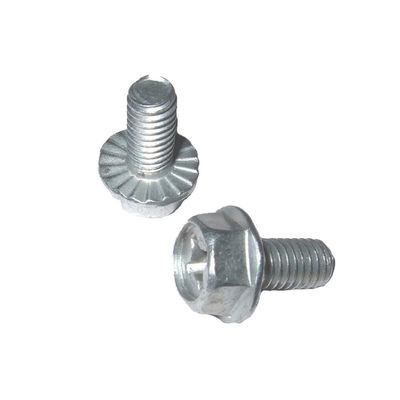 Boulons de flange hexagonale en acier au carbone certifié ISO9001 DIN 6921 pour diverses industries