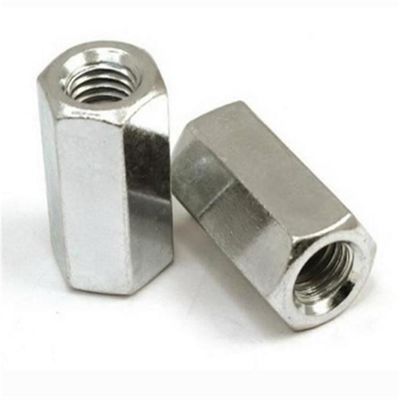 Grade 8.8/ 10.9/ 12.9 Acier inoxydable SS201 SS304 SS316 DIN6334 Noix longue hexagonale de couplage