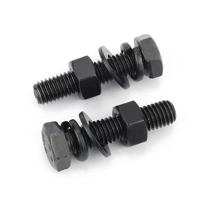 DIN933 Boulon hexagonale et écrous avec laveuse Toutes les tailles de fil standard personnalisées par Perno Steel