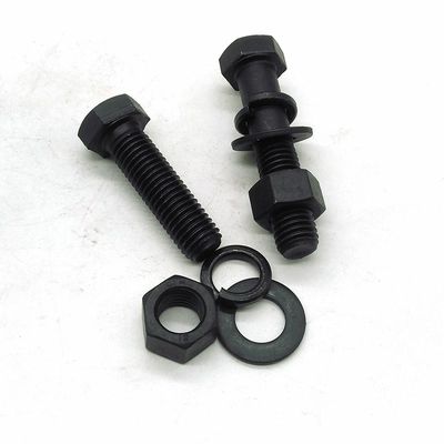 DIN933 Boulon hexagonale et écrous avec laveuse Toutes les tailles de fil standard personnalisées par Perno Steel