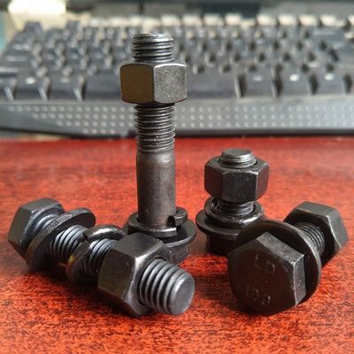 DIN933 Boulon hexagonale et écrous avec laveuse Toutes les tailles de fil standard personnalisées par Perno Steel