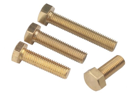 Grade 4.8 DIN standard connecteur en laiton boulon écrousse électrique avec et standard