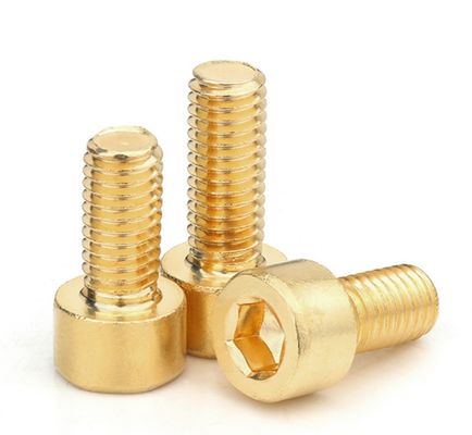 Grade 4.8 DIN standard connecteur en laiton boulon écrousse électrique avec et standard