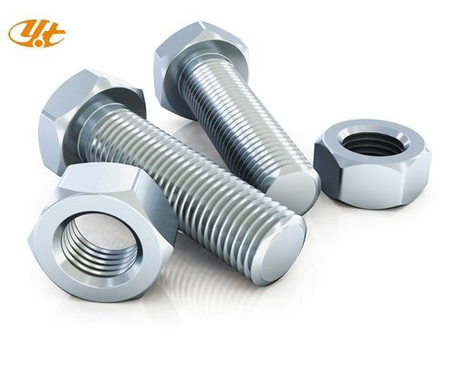 Hexagon ASTM A307 3/8 M28 Boulons et écrous de tête hexagonale galvanisés en acier au carbone