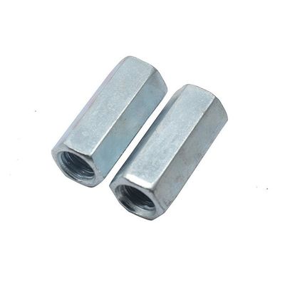 DIN Standard Plain Zinc Galvanisé Hexagon Long Nut M5-120 pour la connexion de noix de connecteur
