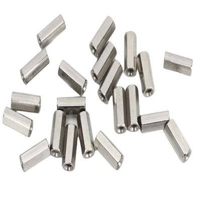 DIN Standard Plain Zinc Galvanisé Hexagon Long Nut M5-120 pour la connexion de noix de connecteur