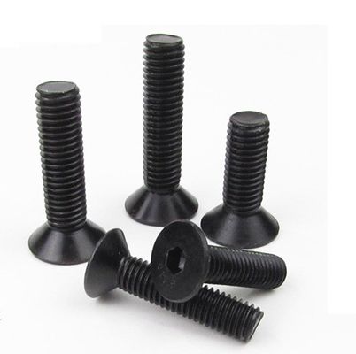 Finition noire DIN 7991 contre-enfoncée boulon de prise hexagonale avec les exigences du client