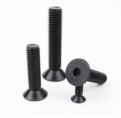 Finition noire DIN 7991 contre-enfoncée boulon de prise hexagonale avec les exigences du client