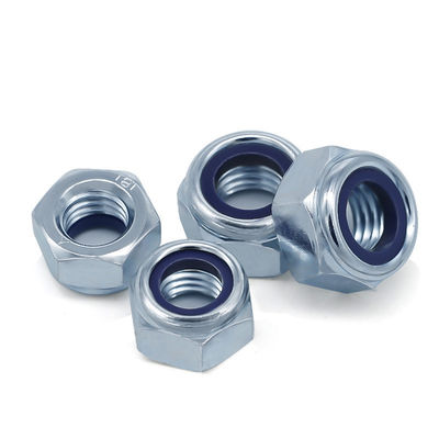 DIN985 Noix hexagonale galvanisée à verrouillage noir de qualité 4.8/6.8/8.8/10.9/12.9 à partir de fixation
