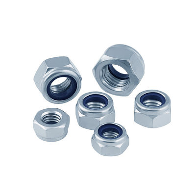 DIN985 Noix hexagonale galvanisée à verrouillage noir de qualité 4.8/6.8/8.8/10.9/12.9 à partir de fixation