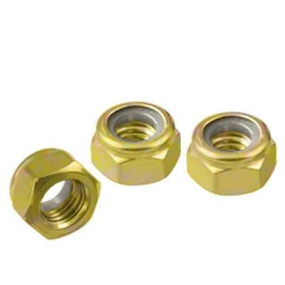DIN985 Noix hexagonale galvanisée à verrouillage noir de qualité 4.8/6.8/8.8/10.9/12.9 à partir de fixation