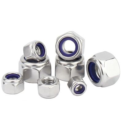 DIN985 Noix hexagonale galvanisée à verrouillage noir de qualité 4.8/6.8/8.8/10.9/12.9 à partir de fixation