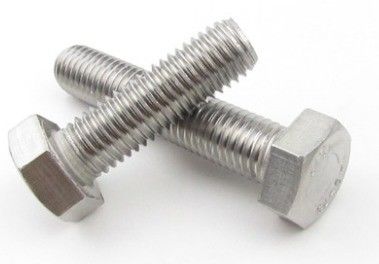 Grade de construction SUS304 Tête hexagonale en acier inoxydable Boulons et écrous Din933 pour la construction