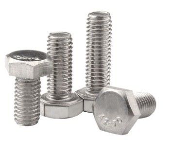 Grade de construction SUS304 Tête hexagonale en acier inoxydable Boulons et écrous Din933 pour la construction