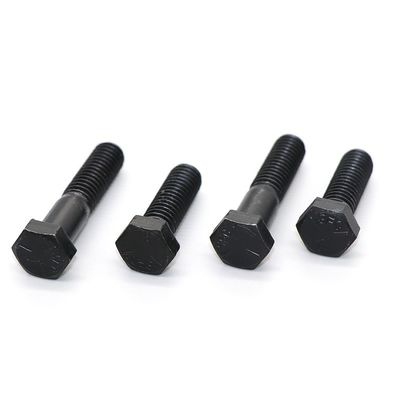 M9 M10 M38 M42 M50 M72 Boltons hexagénaires en acier au carbone à oxyde noir