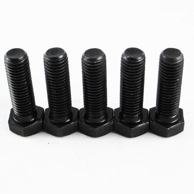 M9 M10 M38 M42 M50 M72 Boltons hexagénaires en acier au carbone à oxyde noir